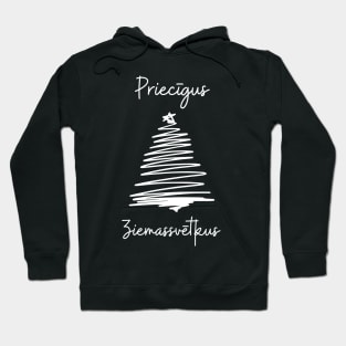 Priecīgus ziemassvētkus latvian merry christmas Hoodie